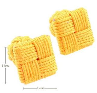 Quality Colorful Silk Knot Cufflinks for sale
