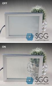 Wholesale switchable glass panel smart electric privacy glass 4mm+4mm 5mm+5mm 6mm+6mm from china suppliers