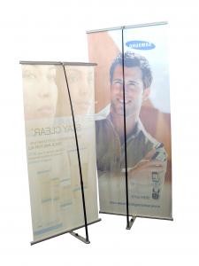 Wholesale Portable L Shape Pop Up Banner Displays  , Graphic Roll Up Display Banners from china suppliers