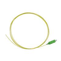 Wholesale Yellow PVC / LSZH 0.9mm Simplex 1550nm SC APC Pigtail Fiber Optic from china suppliers