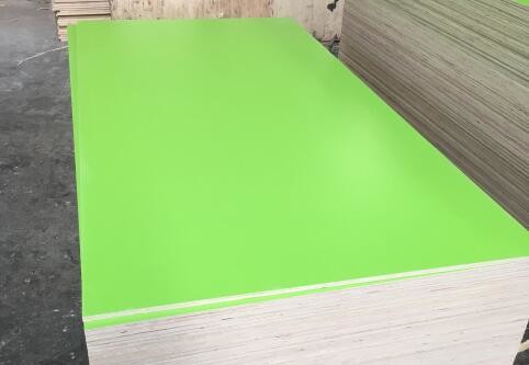 Wholesale Green Commercial Plywood 9 - 18mm Thickness Easy Work Faced With Melamine from china suppliers