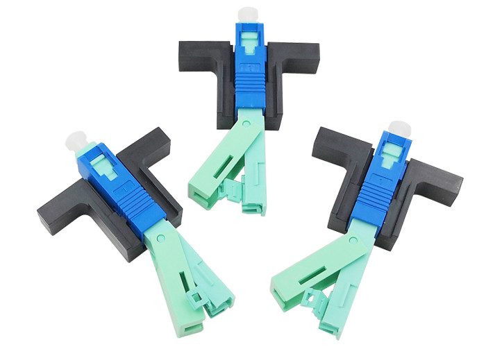 Wholesale Crimp Ceramic V Slot SC UPC Fiber Optic Fast Connector Quick Single Mode FTTH Tool from china suppliers