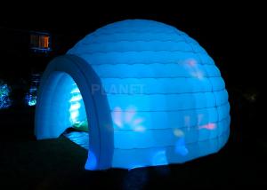 Wholesale Led Lighting Inflatable Igloo Tent , Oxford Cloth Inflatable Tents For Parties from china suppliers
