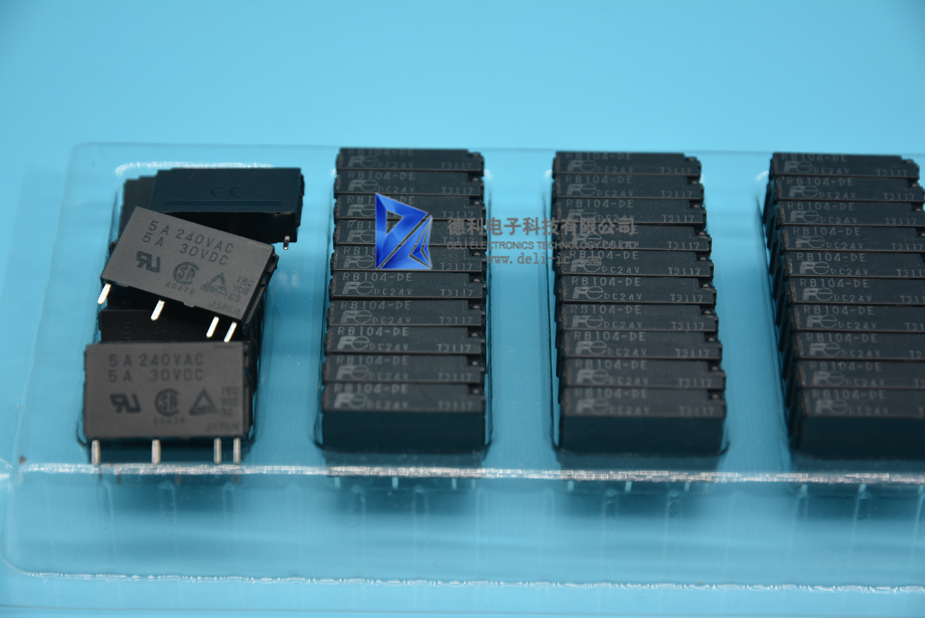 Wholesale Through Hole 0.005A 24VDC 120mW Power Signal Relay from china suppliers
