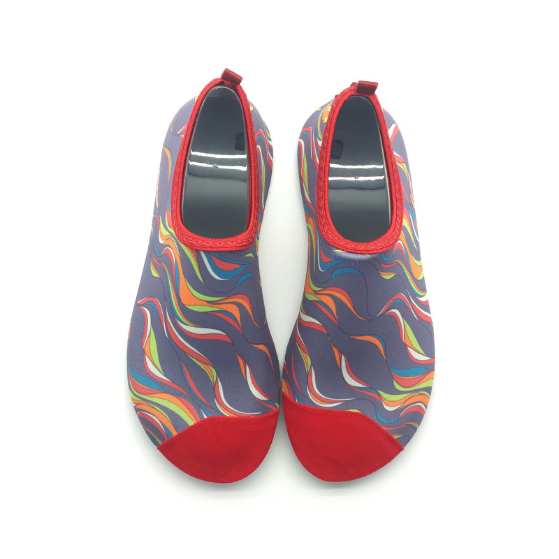 Colorful Soft Aqua Socks Water Skin Shoes Quick Dry Customized Printing