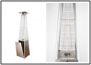Wholesale Decorative Square Glass Tube Patio Heater 8kW All Weather Protective from china suppliers