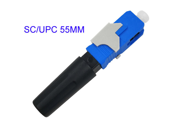 Wholesale SC/UPC Fast Fiber Optic Quick Connector 0.3dB Insertion Loss 50cm Straight Type from china suppliers