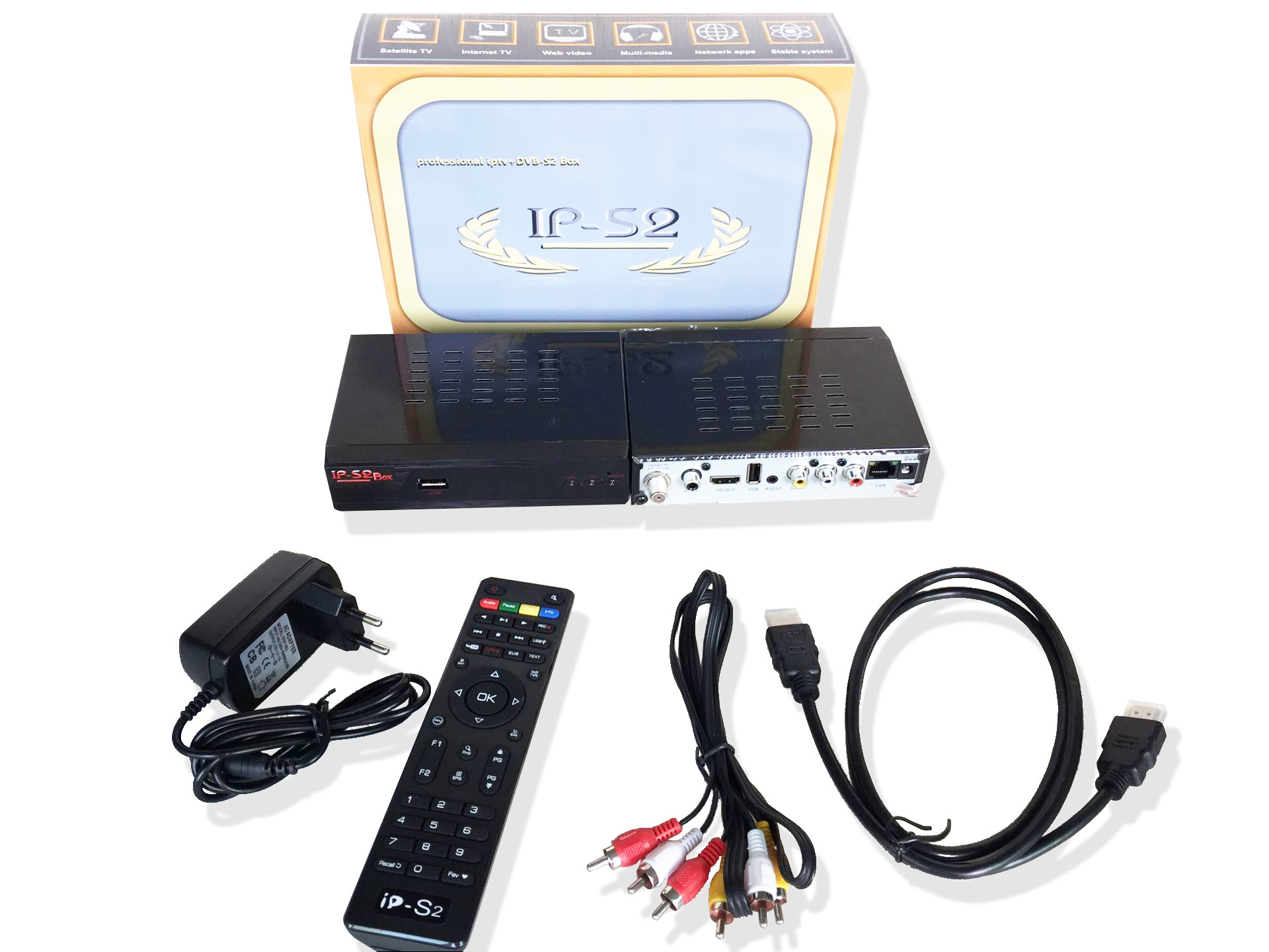 Wholesale Set Top Box Arabic IPTV Box Satellite Receiver IPTV box with package D from china suppliers