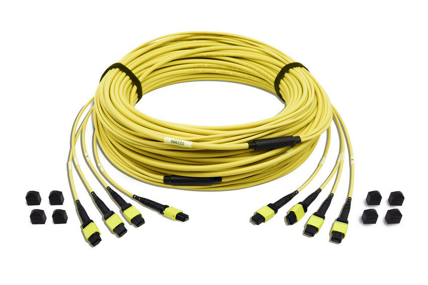 Wholesale Yellow MPO MTP 48 Core Fiber Cable , XDK Fibre Trunk Cable from china suppliers