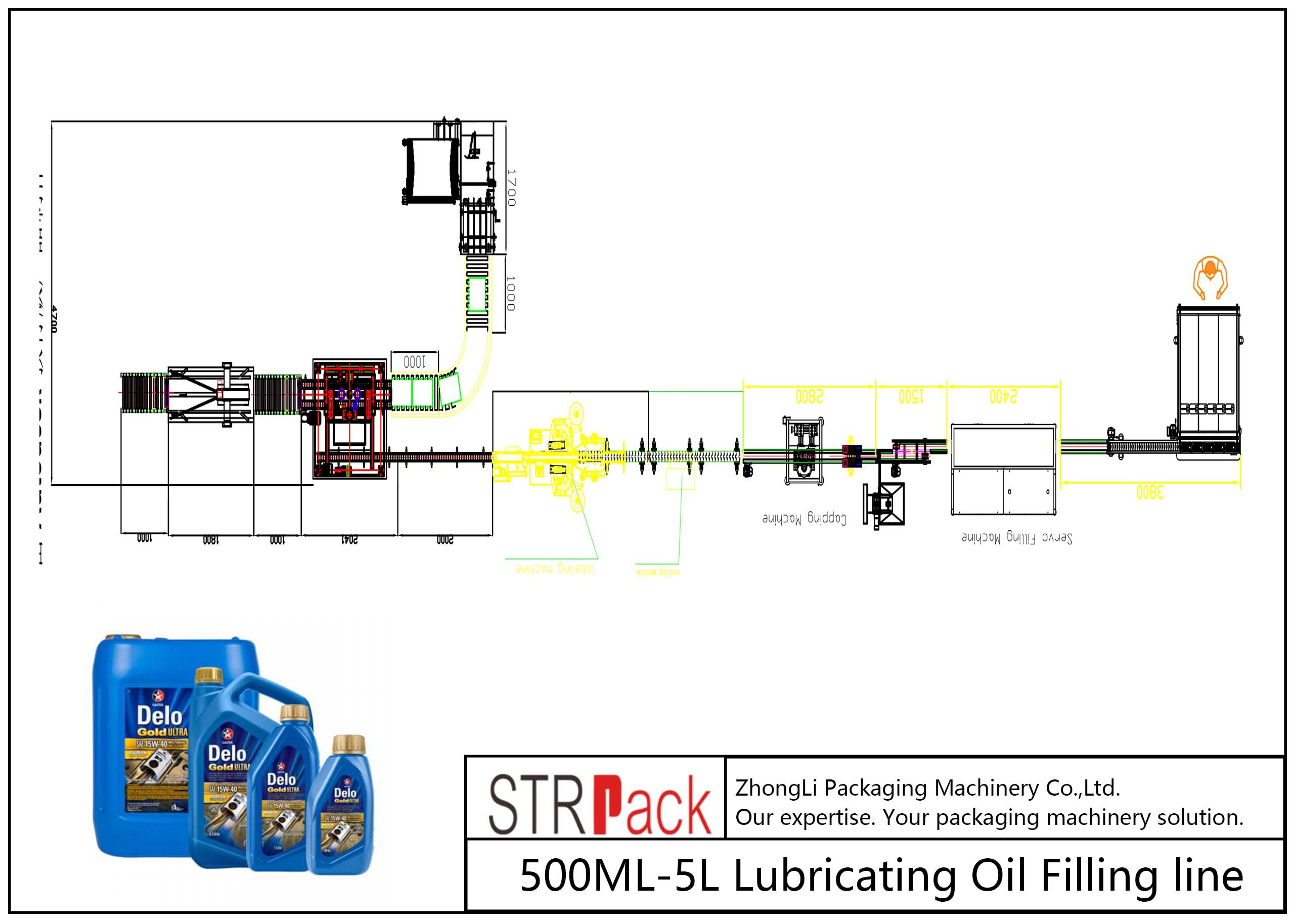 Wholesale High Efficiency Bottle Filling Line 500ML - 5L Lubricating Oil Filling Line from china suppliers