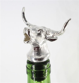Wholesale Popular Deer Head Wine Bottle Cork Pourer Stopper with Zin Alloy Material from china suppliers