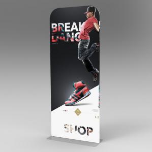 Wholesale Economy EZ Tube Tension Fabric Displays , Customized Tension Fabric Pop Up Banner  from china suppliers