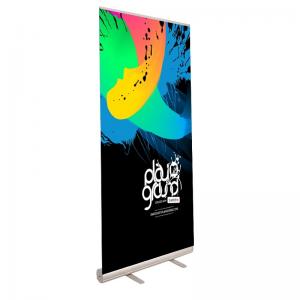 Wholesale Bus Stop Various Size Retractable Roll Up Banner Stand Display Silver Color from china suppliers