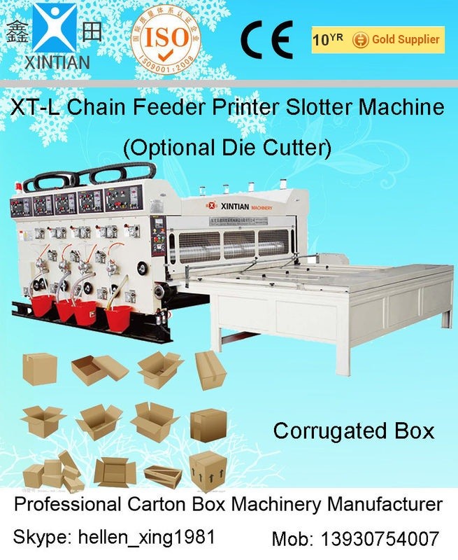 Wholesale Big Diameter Roller Flexo Printing Slotting Machine / Carton Box Printing Machine from china suppliers