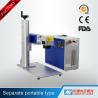 Buy cheap 20W 30W 50W Separate Portable Fiber Laser Marking Machine for Metal Stainless from wholesalers