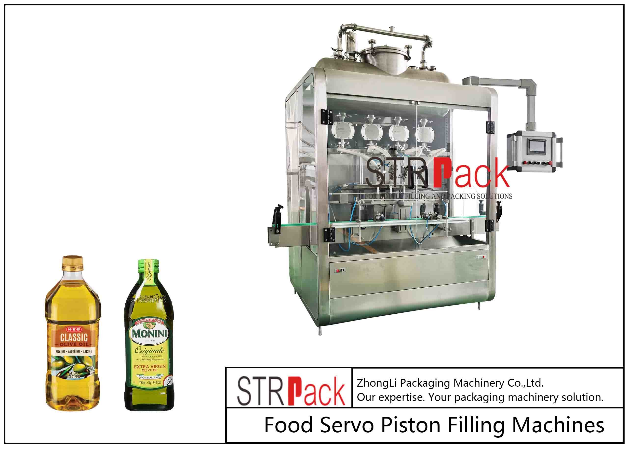 Buy cheap Olive Oil Automatic Filling Machine 4kw 280mm Heavy Duty from wholesalers