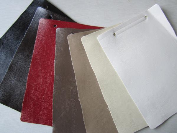 Quality Easy Clean Polyurethane Faux Textured Leather Fabric For Sofa Cushions for sale