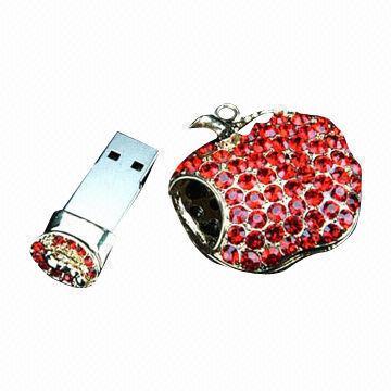 Wholesale Jewelry USB Flash Memory Drive, Best Gift for Girl, Save Data Security, Supports Multiple Systems from china suppliers