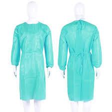 Wholesale Waterproof  Disposable Isolation Gown Infection Control Round Neck Style from china suppliers
