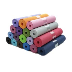 Wholesale Wholesale factory OEM gym equipment 6mm single double color thickened eco friendly yoga mat tpe from china suppliers