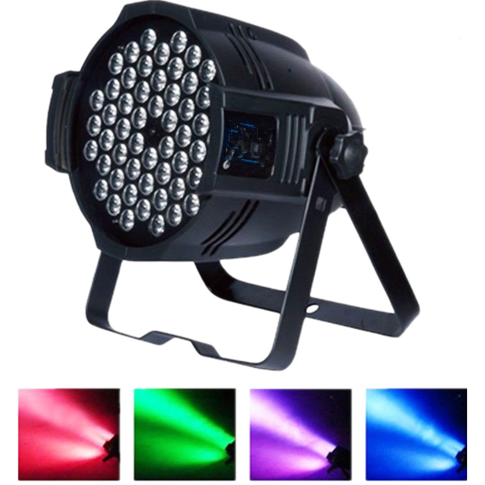 Wholesale Mute Fan Cooling RGBW LED Stage Light 54 LEDs Party Club Disco Wedding Light Sound Activated DMX512 from china suppliers
