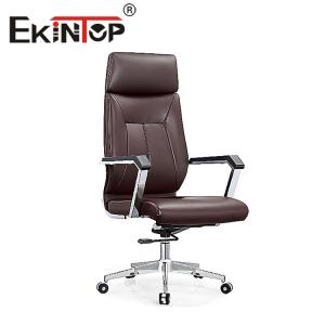 Wholesale Swivel Officeworks Leather Office Chair , Adjustable Genuine Leather Executive Chair from china suppliers