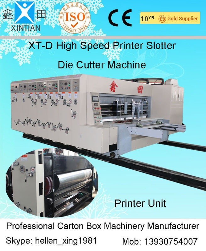 Wholesale Automated Feeding Flexo Printer Slotter Machine High Speed Cutting Machine from china suppliers