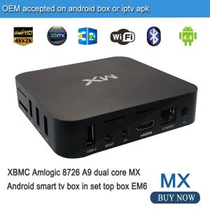 Wholesale MX Android TV Box Android 4.2 Dual Core XBMC Streaming Mini HTPC TV Box Player from china suppliers