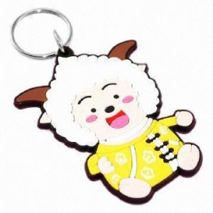 Wholesale 3D Soft PVC Keychain, Suitable for Promotional Gifts, Customized Logos and Designs Accepted Welcomed from china suppliers