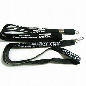 Wholesale Lanyards with Full-color Logo Printing, Made of Nylon, Customized Logos and Designs are Welcome from china suppliers