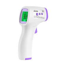 Wholesale Three Colors Backlight Forehead Fever Thermometer High Accuracy With One Click Button from china suppliers