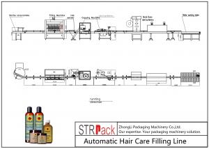 Wholesale Shower Gel Bottle Filling Line Shampoo Filling Line Stable Voltage 12 Months Guaranty from china suppliers