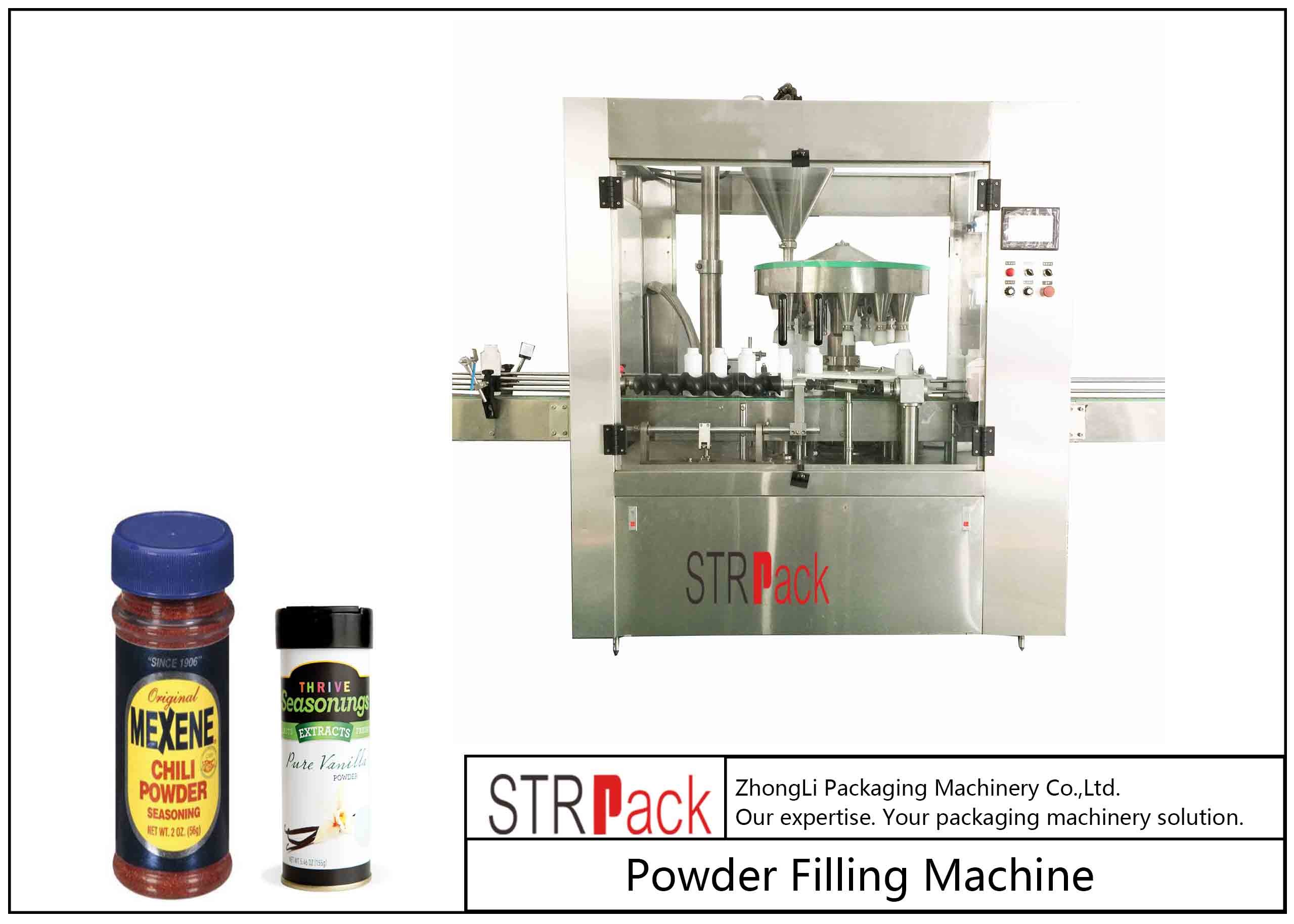 Wholesale Multi station Rotary Powder Filling Machine With Servo Drive Controlled Auger from china suppliers