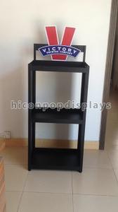 Wholesale Waterproof Wine Display Stand Free Standing Wine Display Rack With Printed Logo from china suppliers