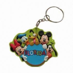 Wholesale Eco-friendly Soft PVC Keychain, Customized Patterns and Sizes are Accepted from china suppliers