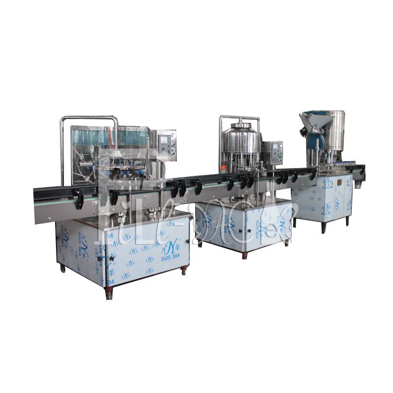 Wholesale 2000BPH Monoblock Mineral  Rinsing Filling Capping Machine Linear Type from china suppliers