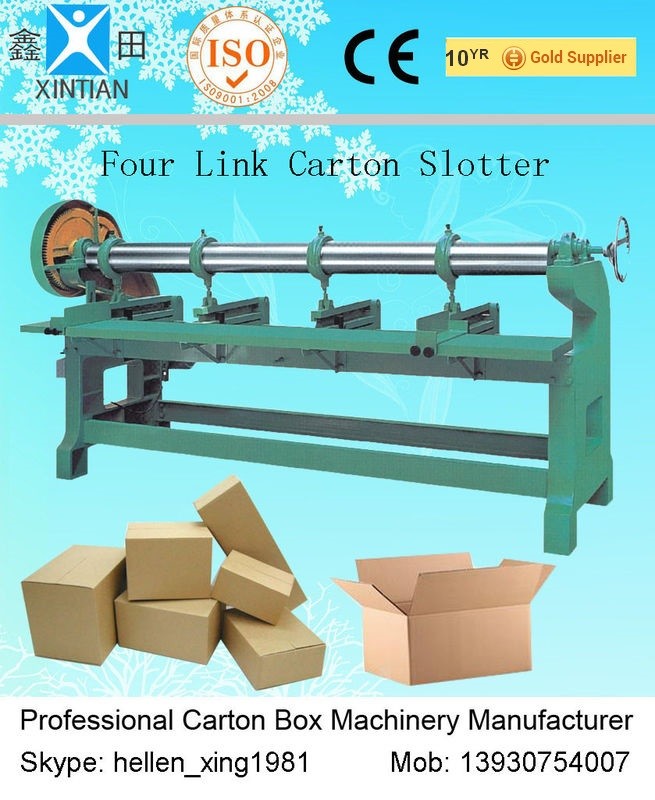 Wholesale Four Link Slotting Machine Automatic Carton Slotting Machinery For Corrugated Carton from china suppliers