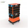 Buy cheap Movable 4-Sided Floor Orange Metal Headphone Display Stand for Sale from wholesalers