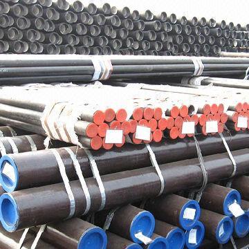 Wholesale ERW carbon steel pipes/tubes with black paint, 5.8 to 12m length ranging  from china suppliers