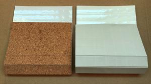Wholesale Hotsale 23x23x2.5 Square Cork Pads with Foam for Glass Protection and Transportation from china suppliers