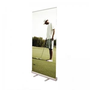 Wholesale Easy Carry Retractable Trade Show Banners , Stable Retractable Pop Up Banner from china suppliers