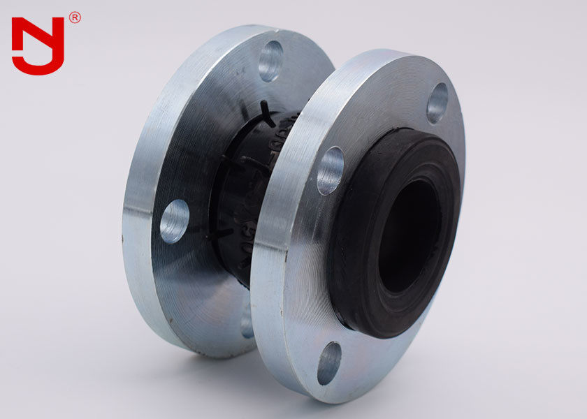 Quality High Pressure Single Sphere Rubber Expansion Joint Galvanized Anti Rust Long Lifespan for sale