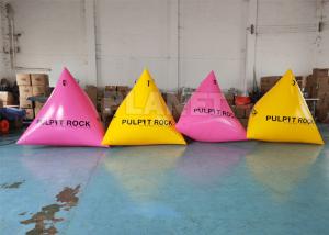 Wholesale Inflatable Swim Buoy, Inflatable Triangle Buoy With Logo, Water Floating Buoy Water Event Inflatable Marker Race Buoy from china suppliers