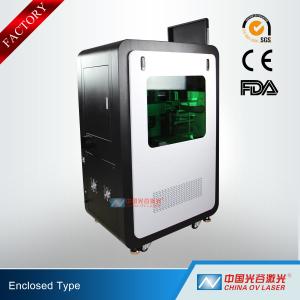 Wholesale 100W Fully Enclosed Fiber Laser Marking Machine for Printing Logos on Stainless Steel Aluminum from china suppliers
