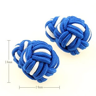 2014 New Arrival Colorful Silk Knot Cufflinks