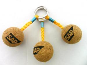 Wholesale floating cork keychain from china suppliers