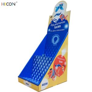 Wholesale 2-Tired Blue Cardboard Custom Counter Display Boxes for Retail Store from china suppliers
