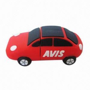 Wholesale 3D Car Shock-resistant USB Flash Drive, Original Branded Chip, Up to 16GB 32GB, Promotional Gifts  from china suppliers