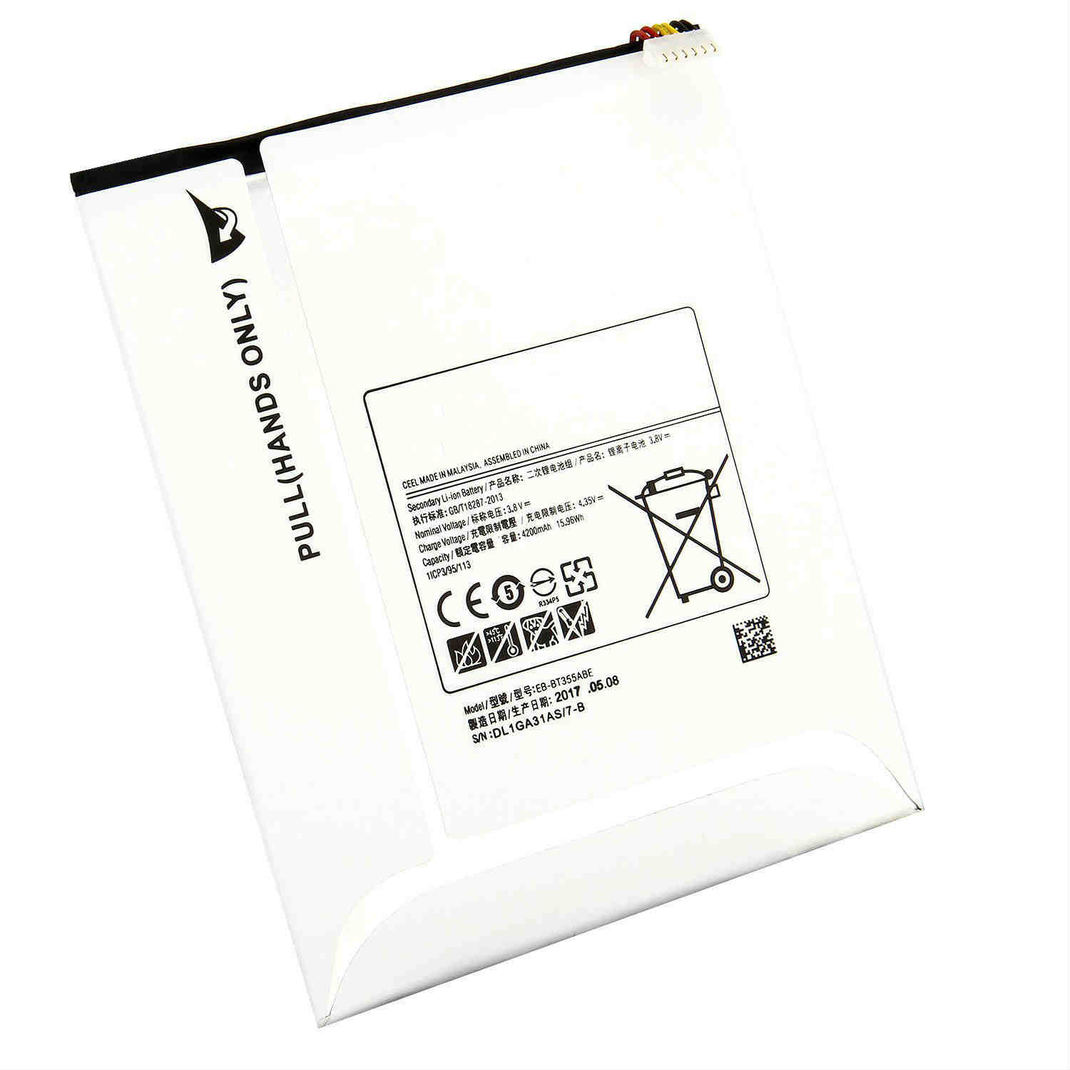 Wholesale 3.8V 4200mAh Tablet Internal Battery EB-BT355ABE , SM-T350 Samsung Galaxy Tab A 8 Inch Battery from china suppliers