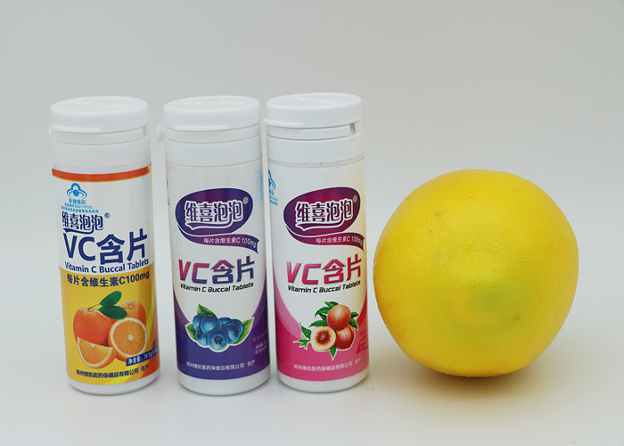 Wholesale Natural Vitamin C Effervescent Tablets / Orange Effervescent Tablets from china suppliers